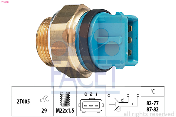 FACET 7.5630 Termocontatto,...