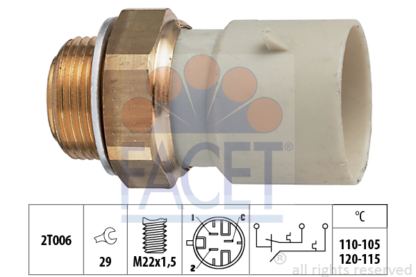 FACET 7.5657 Termocontatto,...