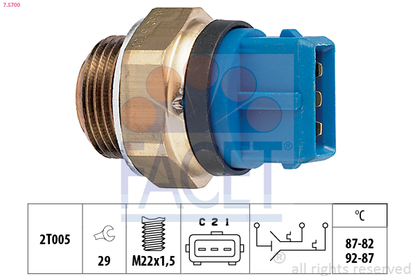 FACET 7.5700 Termocontatto,...