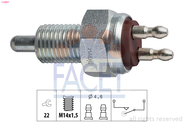 FACET 7.6007 المفتاح، أضواء...