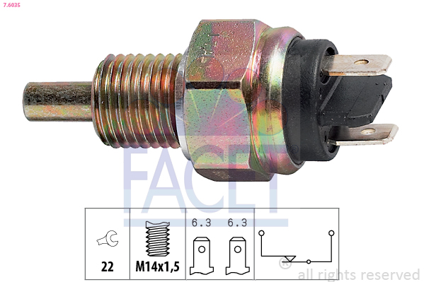 FACET 7.6035 Interruptor,...