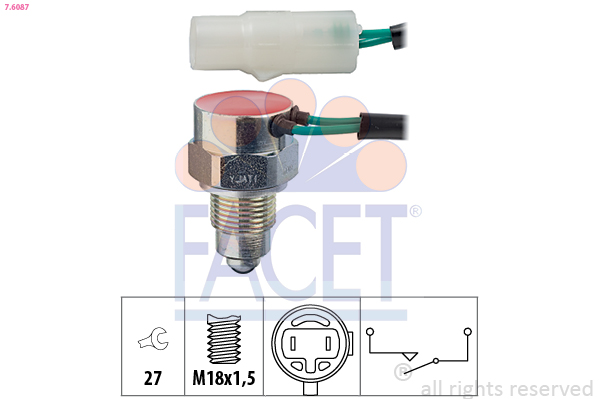 FACET 7.6087 Διακόπτης,...