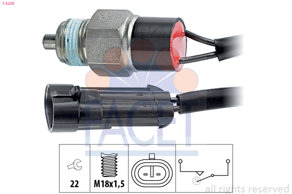 FACET 7.6239 المفتاح، أضواء...