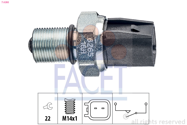 FACET 7.6265 Διακόπτης,...