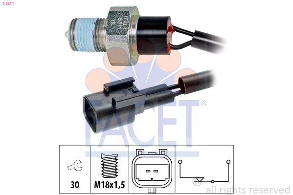 FACET 7.6311 Διακόπτης,...