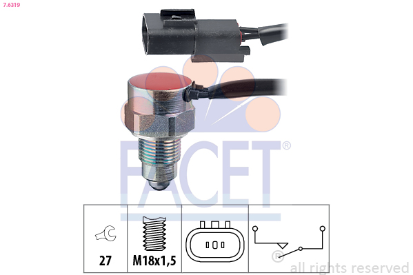 FACET 7.6319 Διακόπτης,...