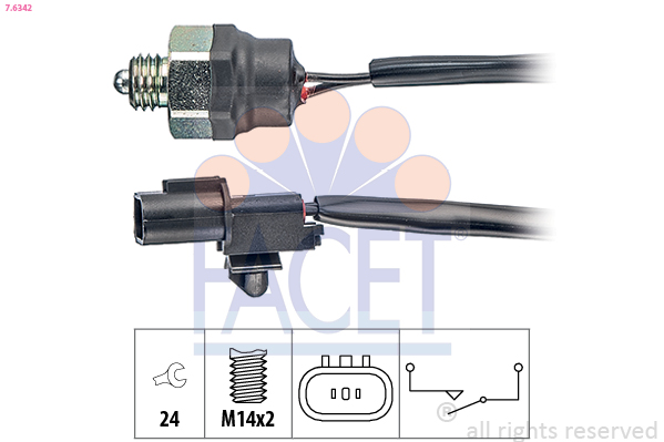 FACET 7.6342 Interruttore,...