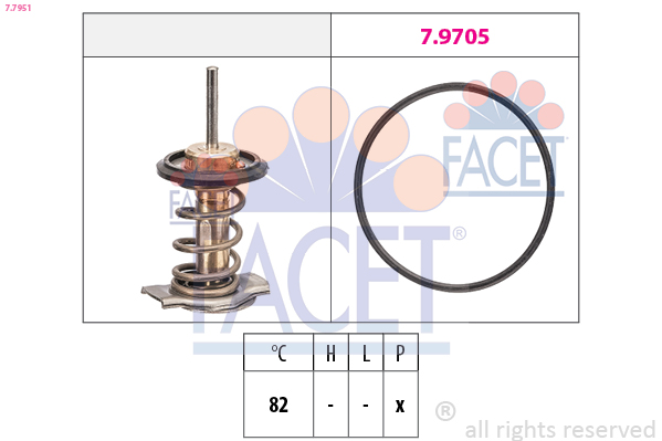 FACET 7.7951 Thermostat,...