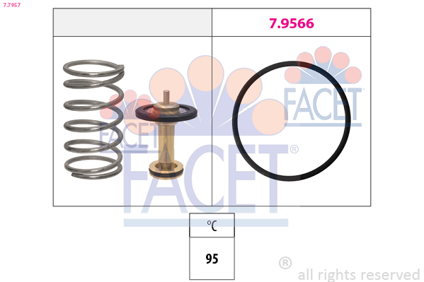 FACET 7.7957 Termostaatti,...