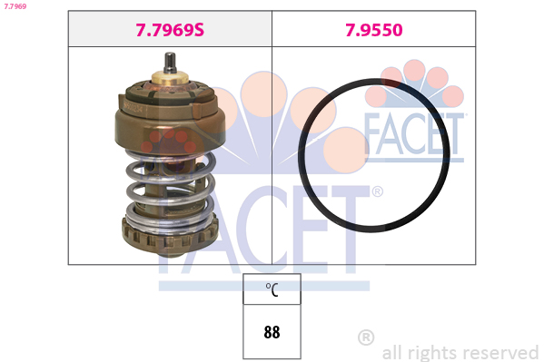 FACET 7.7969 Thermostat,...