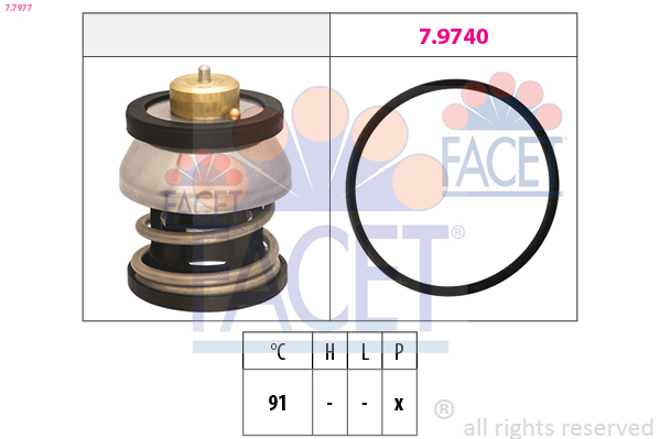 FACET 7.7977 Thermostat,...