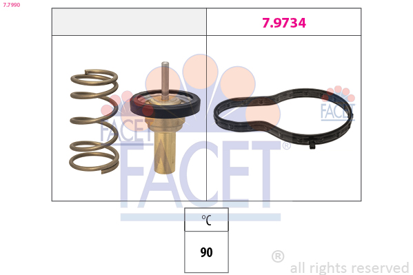 FACET 7.7990 ثرموستات، المبرد