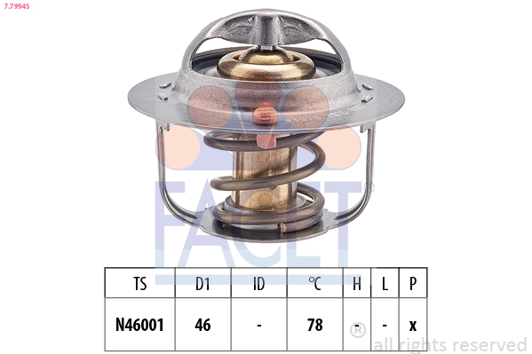 FACET 7.7994S Thermostat d'eau