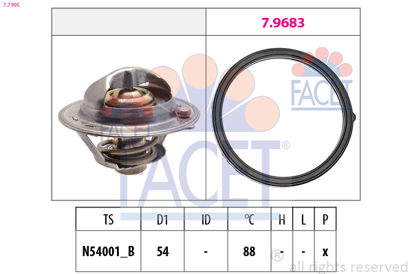 FACET 7.7995 Thermostat,...