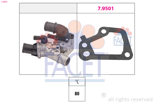 FACET 7.8097 Termostat,...