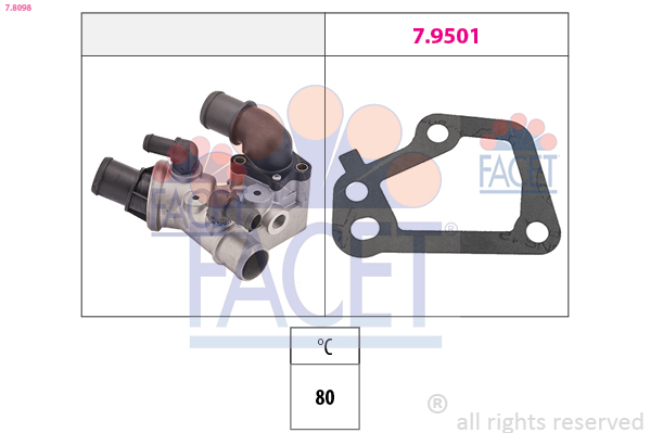 FACET 7.8098 Thermostat d'eau