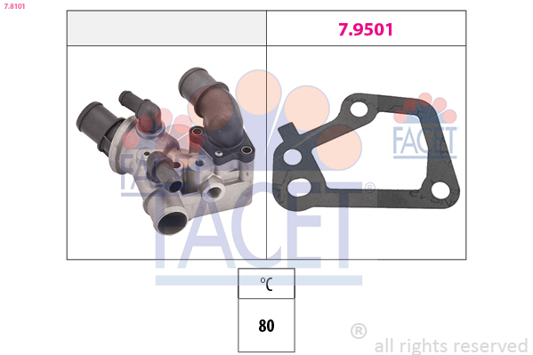 FACET 7.8101 Thermostat,...