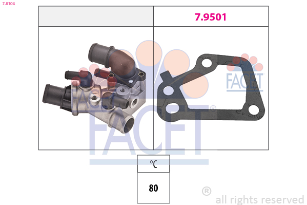 FACET 7.8104 Thermostat d'eau