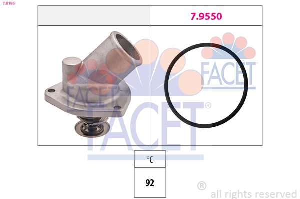 FACET 7.8196 Termostato,...