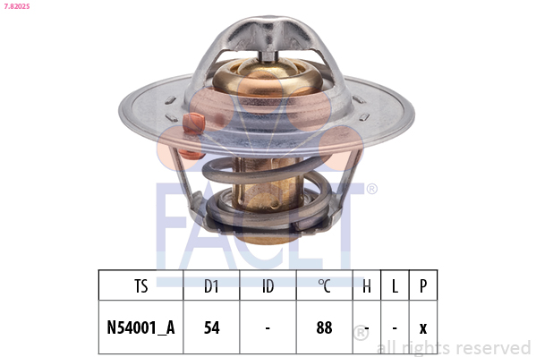 FACET 7.8202S Thermostat d'eau