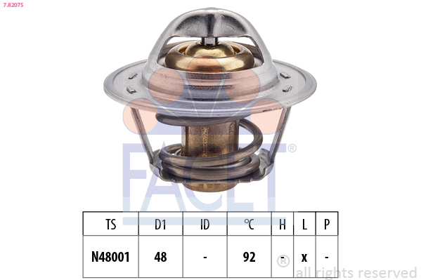 FACET 7.8207S Termostaatti,...