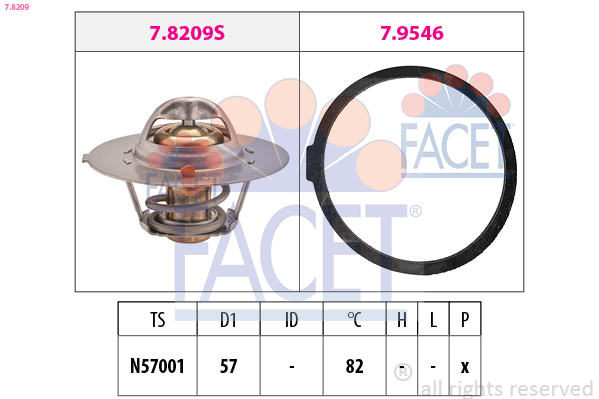 FACET 7.8209 Thermostat,...