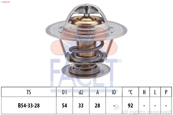 FACET 7.8213S Thermostat d'eau