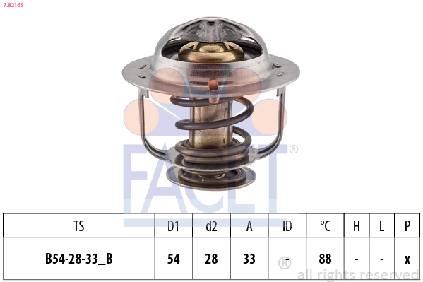 FACET 7.8216S Thermostat,...