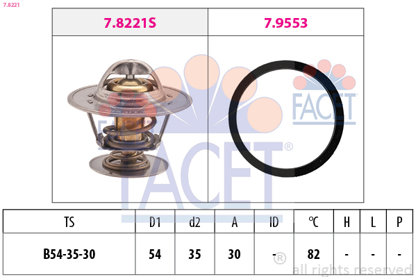 FACET 7.8221 Thermostat,...