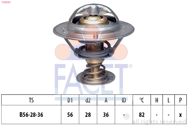 FACET 7.8222S Thermostat,...