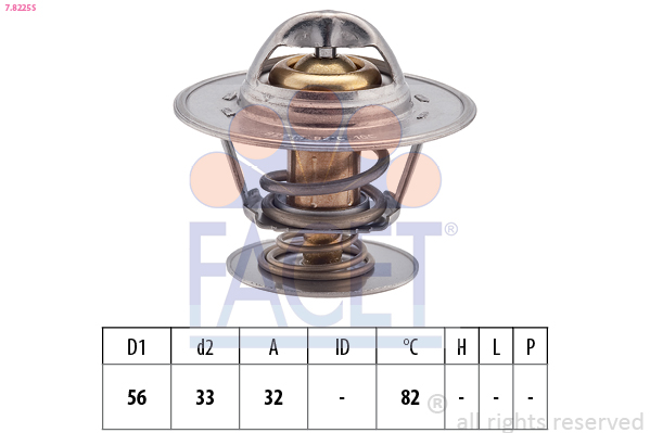 FACET 7.8225S Thermostat d'eau