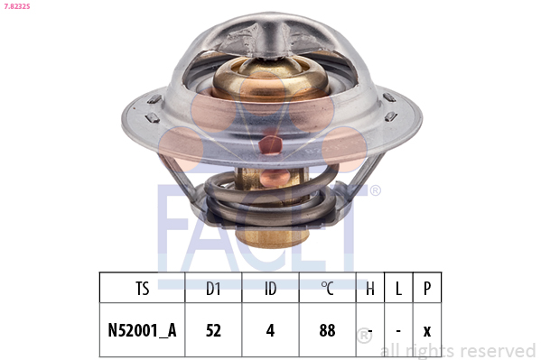 FACET 7.8232S Termostato,...