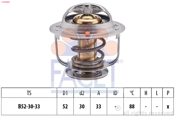 FACET 7.8238S Thermostat,...
