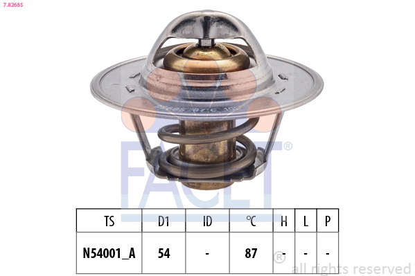 FACET 7.8268S Termostato,...