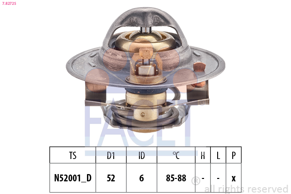 FACET 7.8272S Thermostat,...