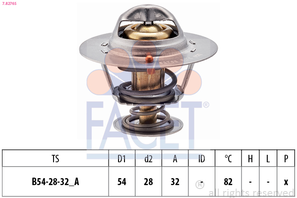 FACET 7.8276S Termostato,...