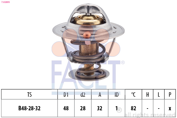 FACET 7.8289S Thermostat,...