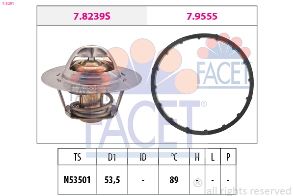 FACET 7.8291 Thermostat,...