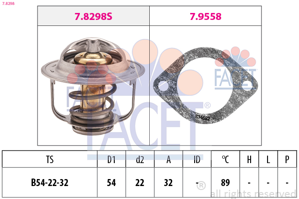 FACET 7.8298 Termostato,...