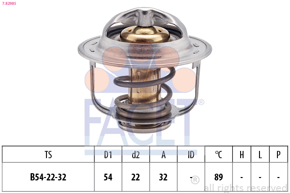 FACET 7.8298S Thermostat,...