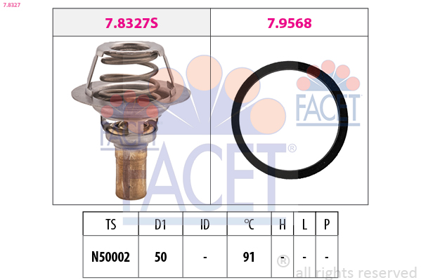 FACET 7.8327 Thermostat,...