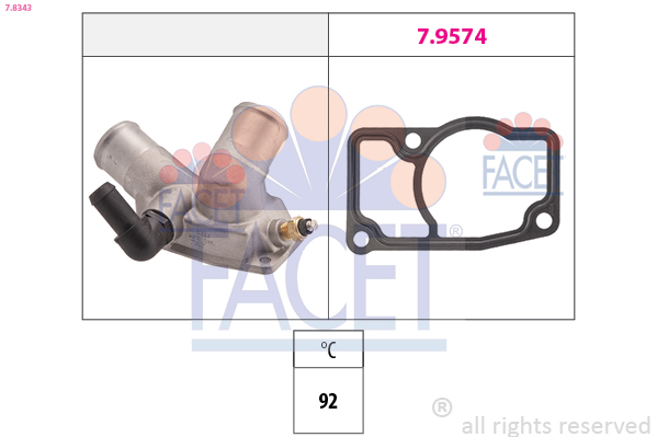 FACET 7.8343 Thermostat d'eau