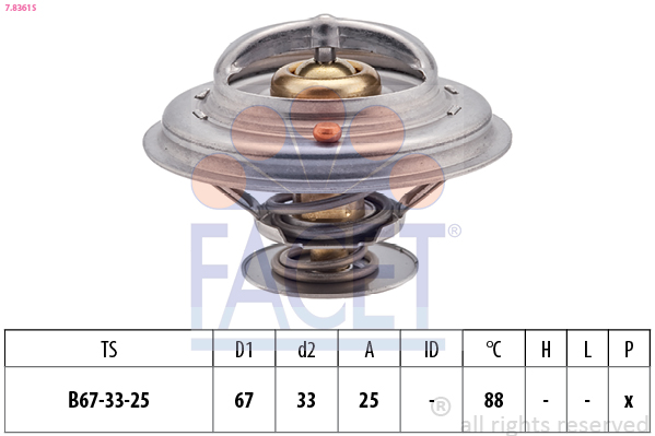 FACET 7.8361S Thermostat,...