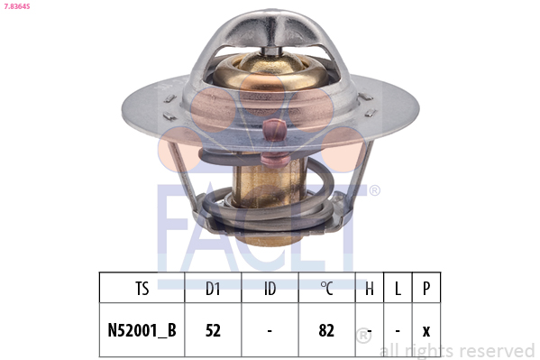 FACET 7.8364S Thermostat,...