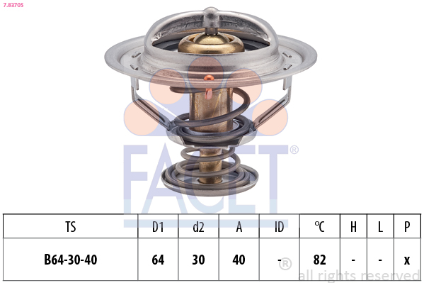 FACET 7.8370S Thermostat,...