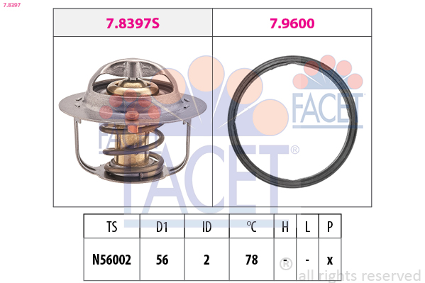 FACET 7.8397 Thermostat,...