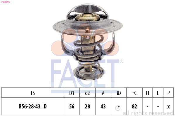 FACET 7.8399S Thermostat,...