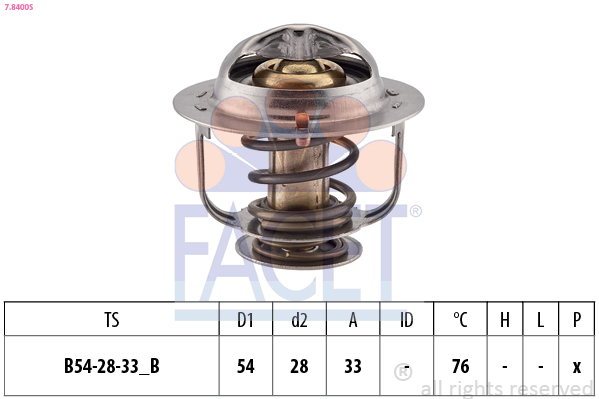 FACET 7.8400S Termostato,...