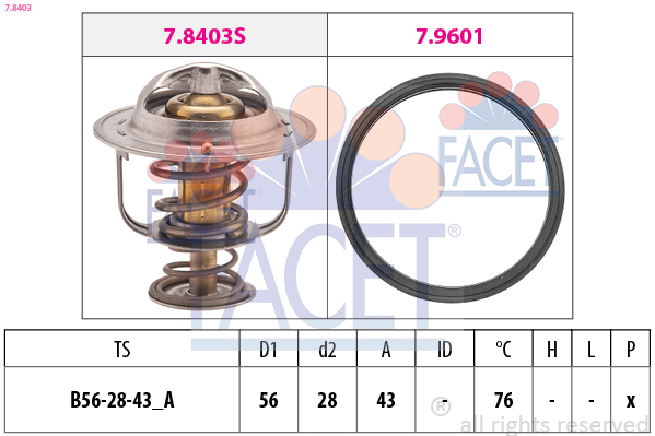 FACET 7.8403 Termostato,...