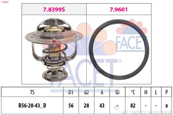 FACET 7.8404 Thermostat,...